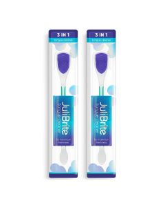 Limpador de Língua JuliBrite 2-Pack – Roxo