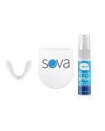 Pacote Sova - protetor bucal para o ranger de dentes + spray